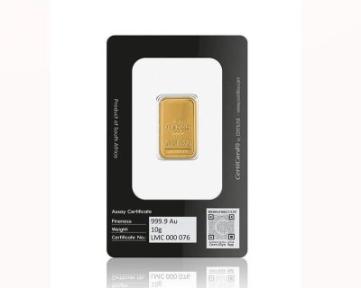 10g Fine Gold 999.9 Bar on order only