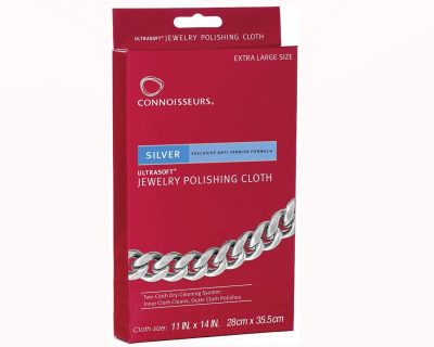 Connoisseur Silver Jewelery Polishing Cloth extra large size (only available in Namibia)