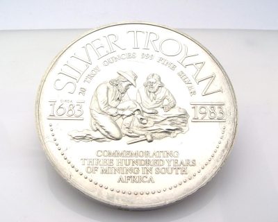 20 Troy Ounces (622,7g) Fine Silver”Silver Troyan” Medallion