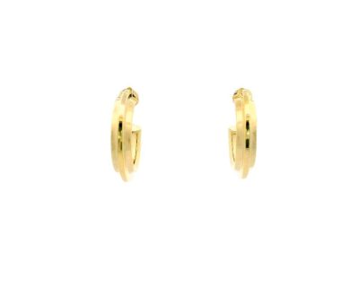 9ct Yellow Gold Double Tier Hoop Earrings (Only available in Namibia)  9go0881